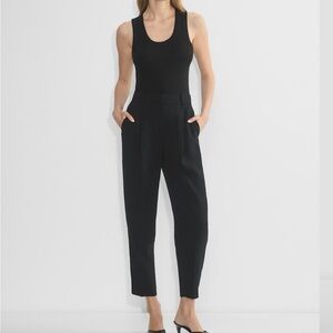 Wilfred Black Cropped Ankle Pants